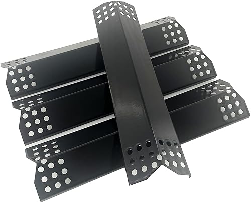 Miniatura 4 de Direct Store Parts DP129 - Juego de 4 placas de calor de acero de porcelana para Sunbeam, Nexgrill, Grill Master, Charbroil, Kitchen Aid, Members