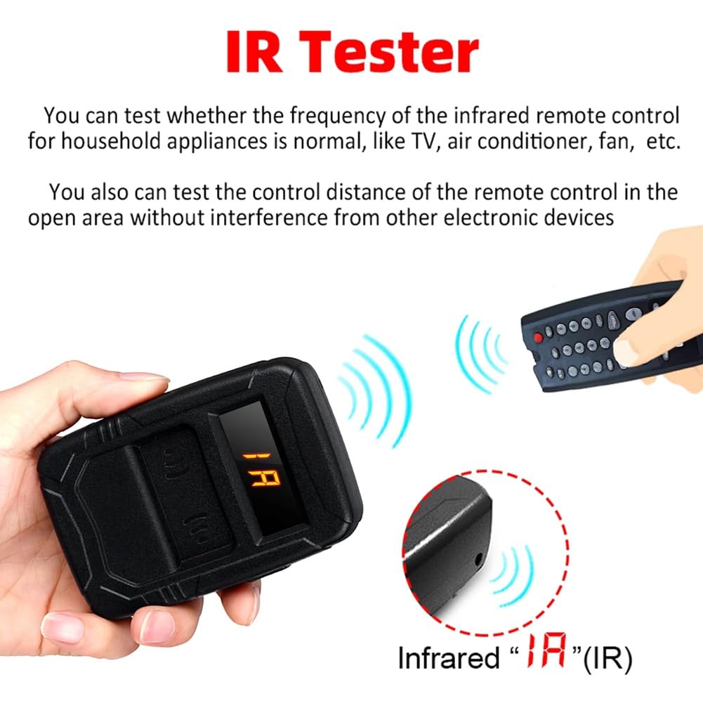 Testeur de Fréquence pour Clé de Voiture 10-1000 MHz, PL00, Porte TV, Télécommande IR, Outil D'Inspection, Détecteur, 315, 433, 902 MHz