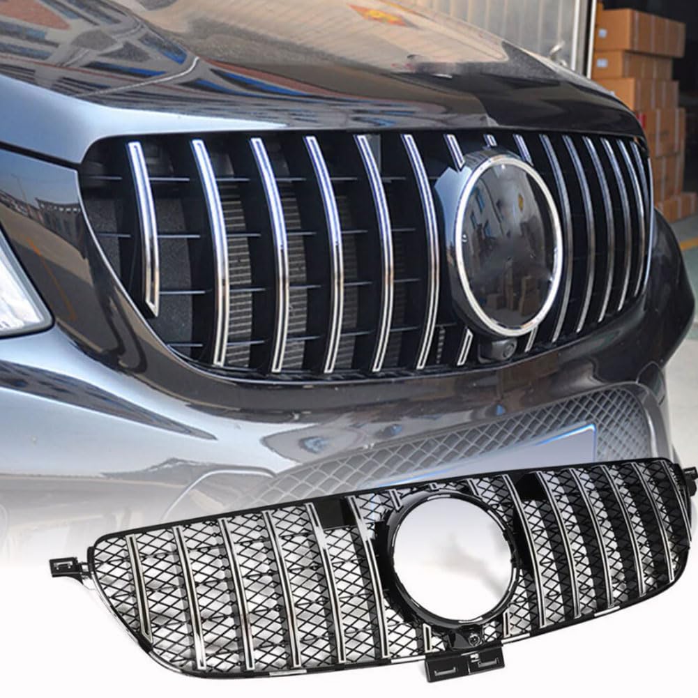 MCARCAR KIT Front Grill Grille for Benz GLE Class W166 2015-2018 GLE350 GLE400 GLE43 GLE63 AMG Replacement Style Auto Bumper Kidney Grill Cover Body