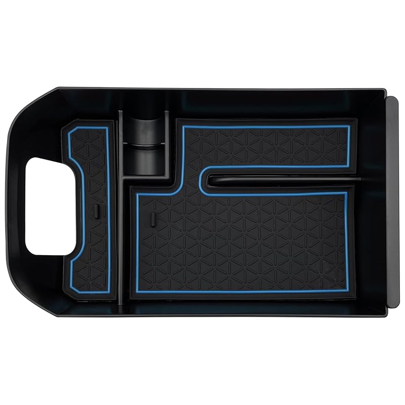Organizador de Console Central Azul para Toyota RAV4 2019 a 2025 e RAV4 Prime 2021 a 2025 EVTIME