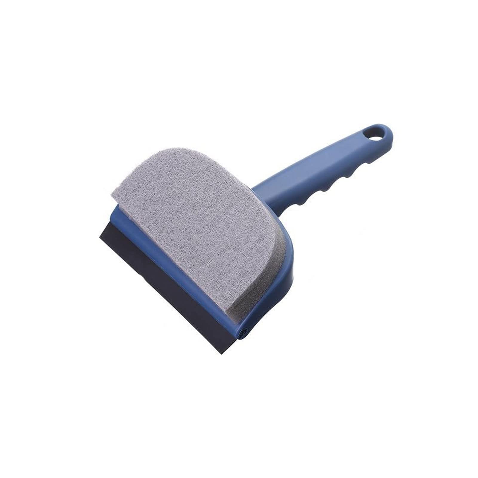 Rasquetas para Ducha, Escobilla de Goma y Cepillo Limpieza Silicona 2 en 1 for Ducha, Cocina, Coche, Ventana Cristal, Multicolor(Blue)