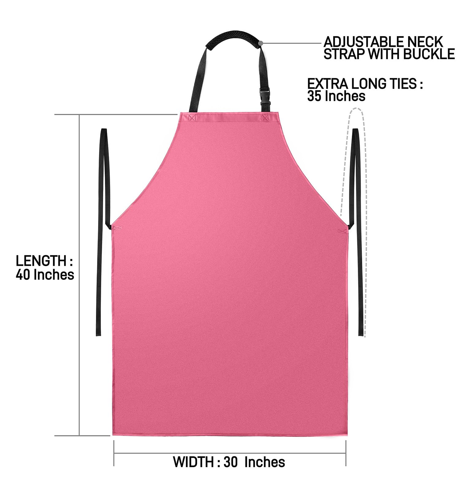 Grembiule impermeabile con comodo bavaglino regolabile in gomma vinile lavabile in lavastoviglie grembiule resistente per uomini donne lavastoviglie