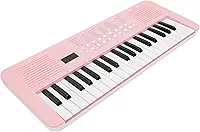 Teclado Eletrônico de 37 Teclas, Piano Digital Multifuncional Com 200 Tons, 200 Ritmos, 35 Demonstrações, para Iniciantes e Músicos Experientes (Rosa)