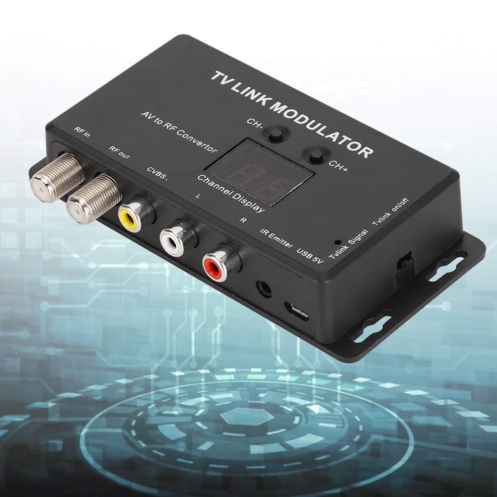 Modulatore TV LINK TM70 UHF - Convertitore AV A RF Con Display Canale - Compatibile Con Decoder E Fonti Audio/Video - Foto 2
