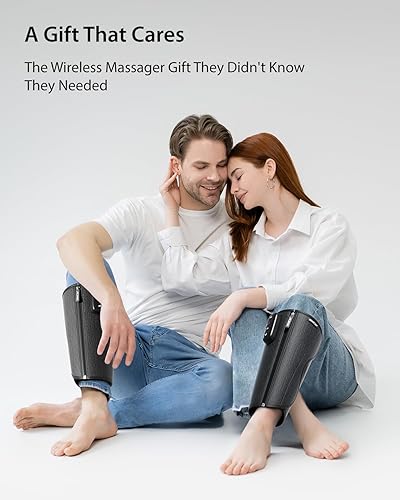 Miniatura 13 de CINCOM Masajeador inalámbrico de compresión de piernas, masajeador inalámbrico de piernas para circulación, masajeador de pantorrillas para aliviar