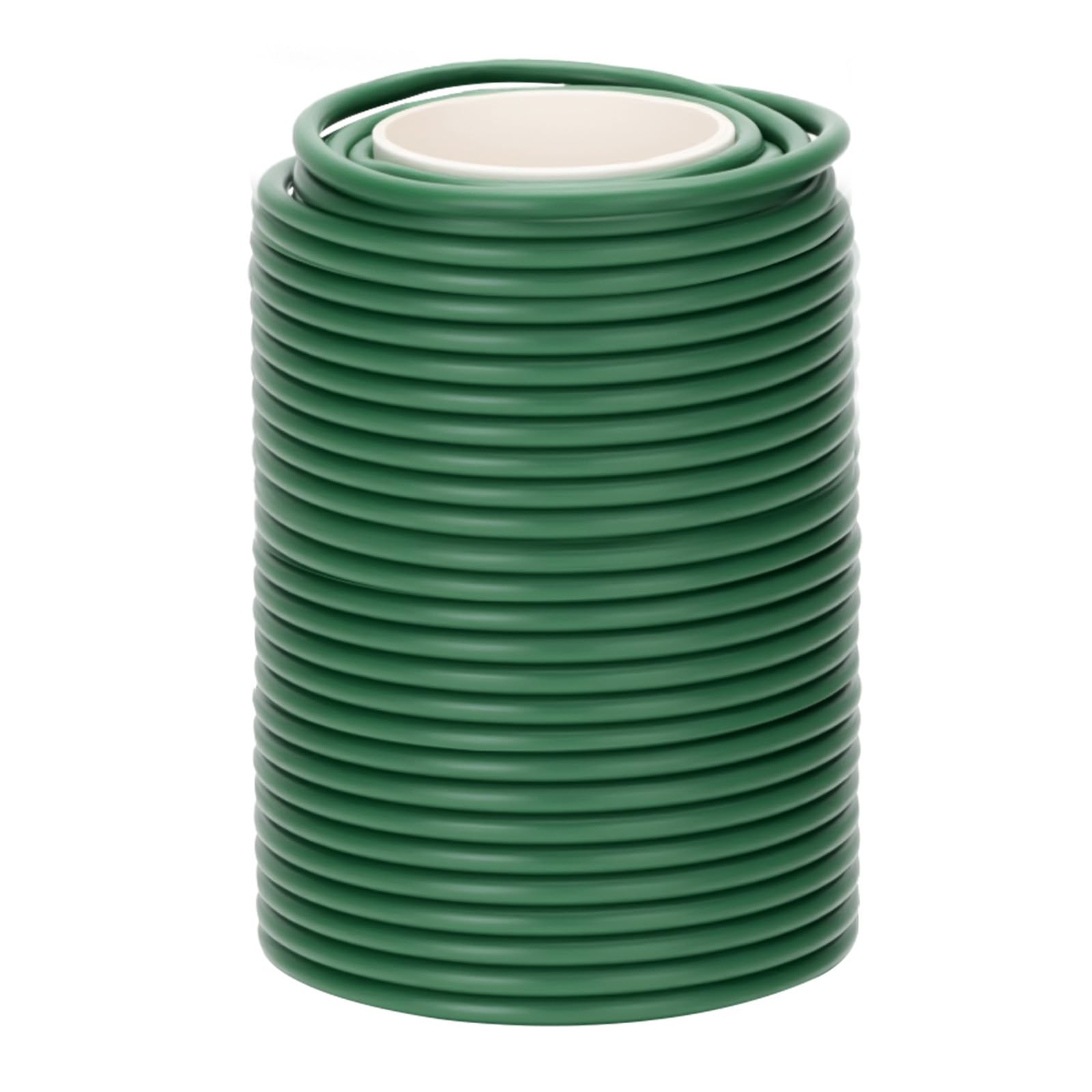 KINGLAKE 20m 3.5MM Green Garden Soft Tie, Garden Flexible Wire Tie Plant Twist Tie Plastic Coated Wire