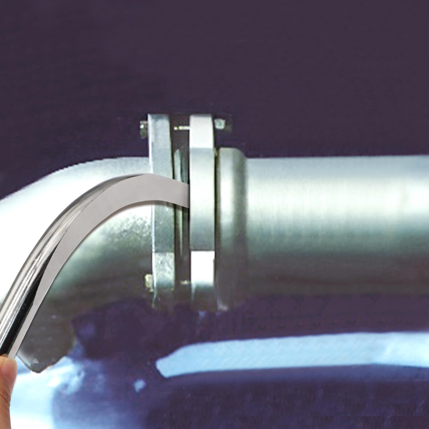 WEDO Stainless Steel Flange Wedge,Pipefitting Welding Tool,Rust-proof,Corrosion Resistant,High Hardness,6 X 13 X 80mm(1/4" X 1/2" X 3