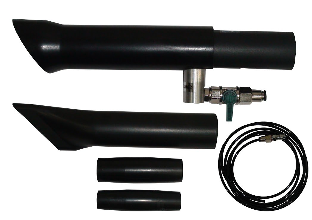 Pistolet Vacuum Cleaner avec Turbine intérieur - S'adaptant sur Tous Types d'aspirateurs, Noir