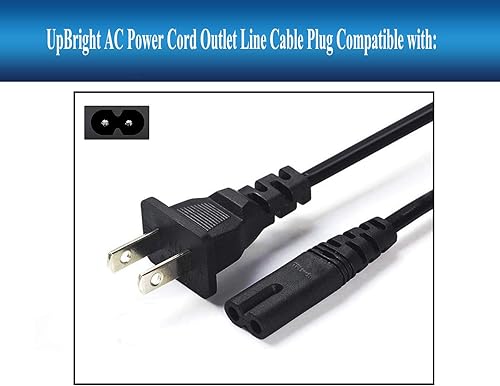 Miniatura 2 de UpBright Cable de alimentación de CA compatible con Pyle Audio PMBSPG40 PSUFM1043BT PYLE-PRO PSUFM1235BT BoomBox altavoz Meirende MR-108 Karaoke PA