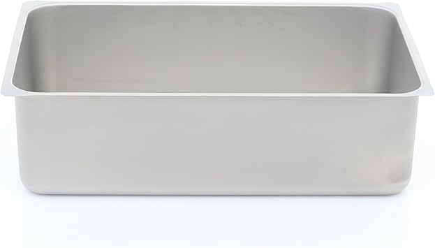 Adcraft Oblong Spillage Pan ، 21 Qt. ، من الفولاذ المقاوم للصدأ SPIL-21