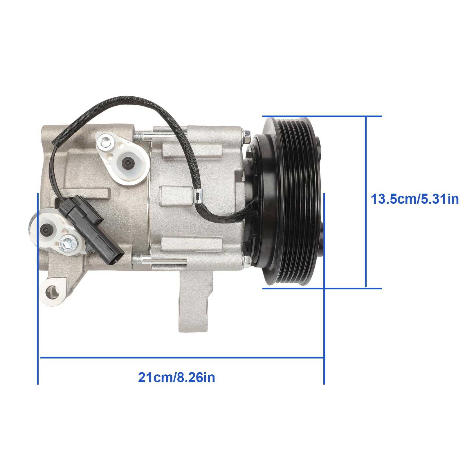 Amazon.com: Air Conditioner A/C Compressor with Clutch Compatible