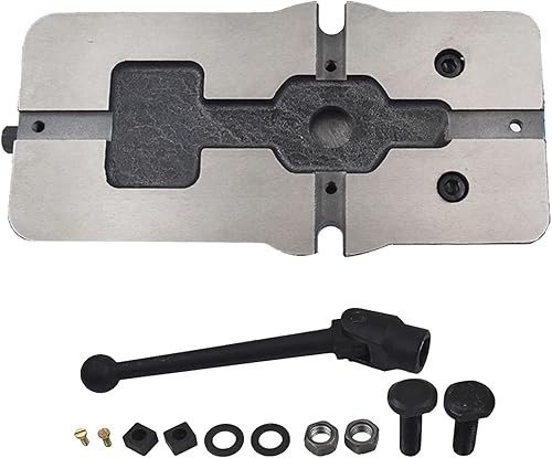 Miniatura 3 de 3In x 2.95In CNC Fresadora Tornillo de banco de bloqueo de tornillo de banco, sin tornillo de abrazadera base, sujeción de alta precisión