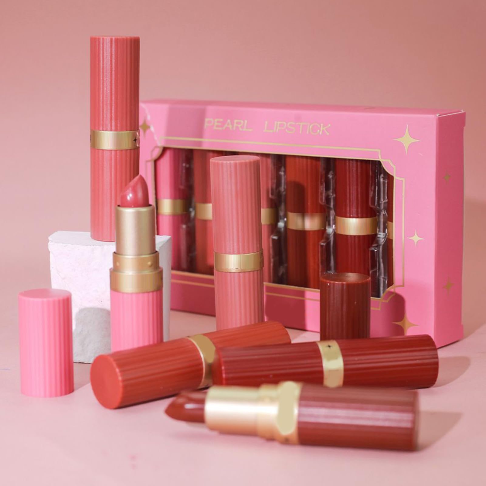 Trucco Labbra Kit Set Labbra Effetto Lucido e Opaco | Trucco Labbra Resistente All'acqua Per Cerimonie Matrimonio Adolescenti E Uso Quotidiano