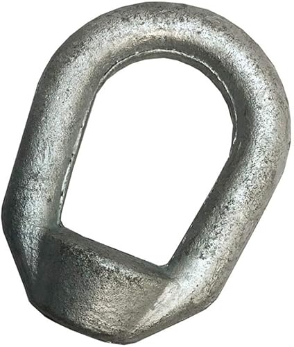 Miniatura 2 de DBM IMPORTS - Juego de 4 tuercas roscadas galvanizadas forjadas de 58" x 34"-10