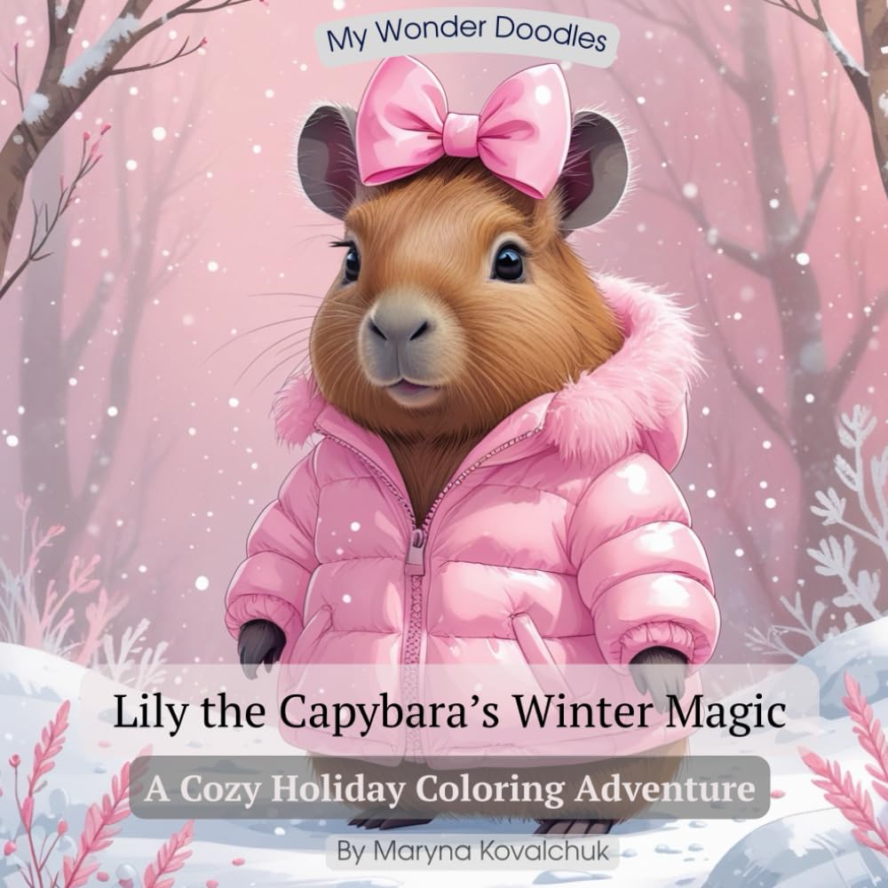Lily the Capybara’s Winter Magic: A Cozy Holiday Coloring Adventure (My Wonder Doodles)