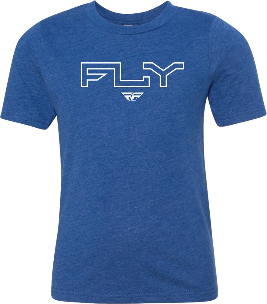 Fly Racing 354-0310YS Youth Fly Edge Tee Royal Blue Ys
