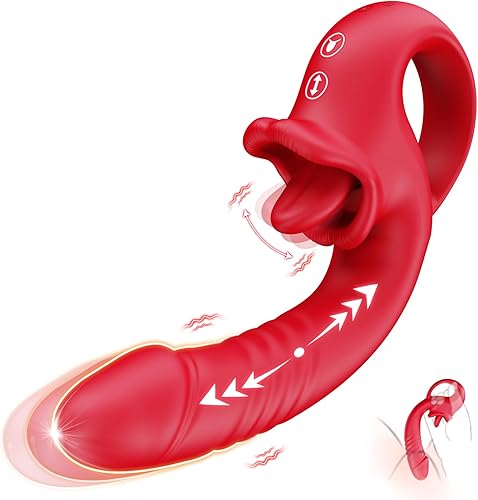 Miniatura 8 de Vibrador Consolador de Empuje Juguetes Sexuales para Mujeres, Consoladores Juguetes para Adultos Vibrador de Punto G y Estimulación Clitoral con 10