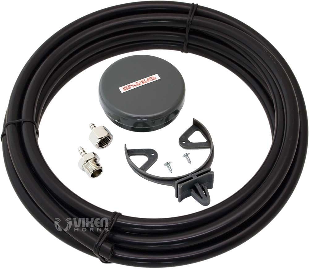 Vixen Horns Compressor Remote Intake/Inlet Air Filter Assembly 1/4" NPT x 1/4" Tube Kit VXA7160