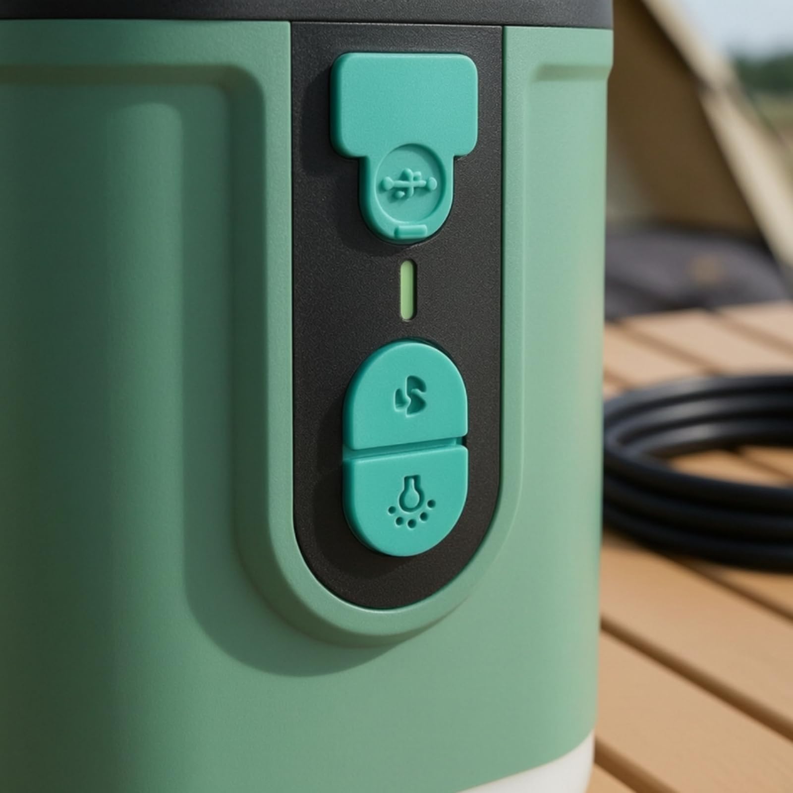Pompe à Air Électrique Basse Pression Gonfleur Électrique Portable Compacte Pompe à Air avec Câble USB pour Campeurs