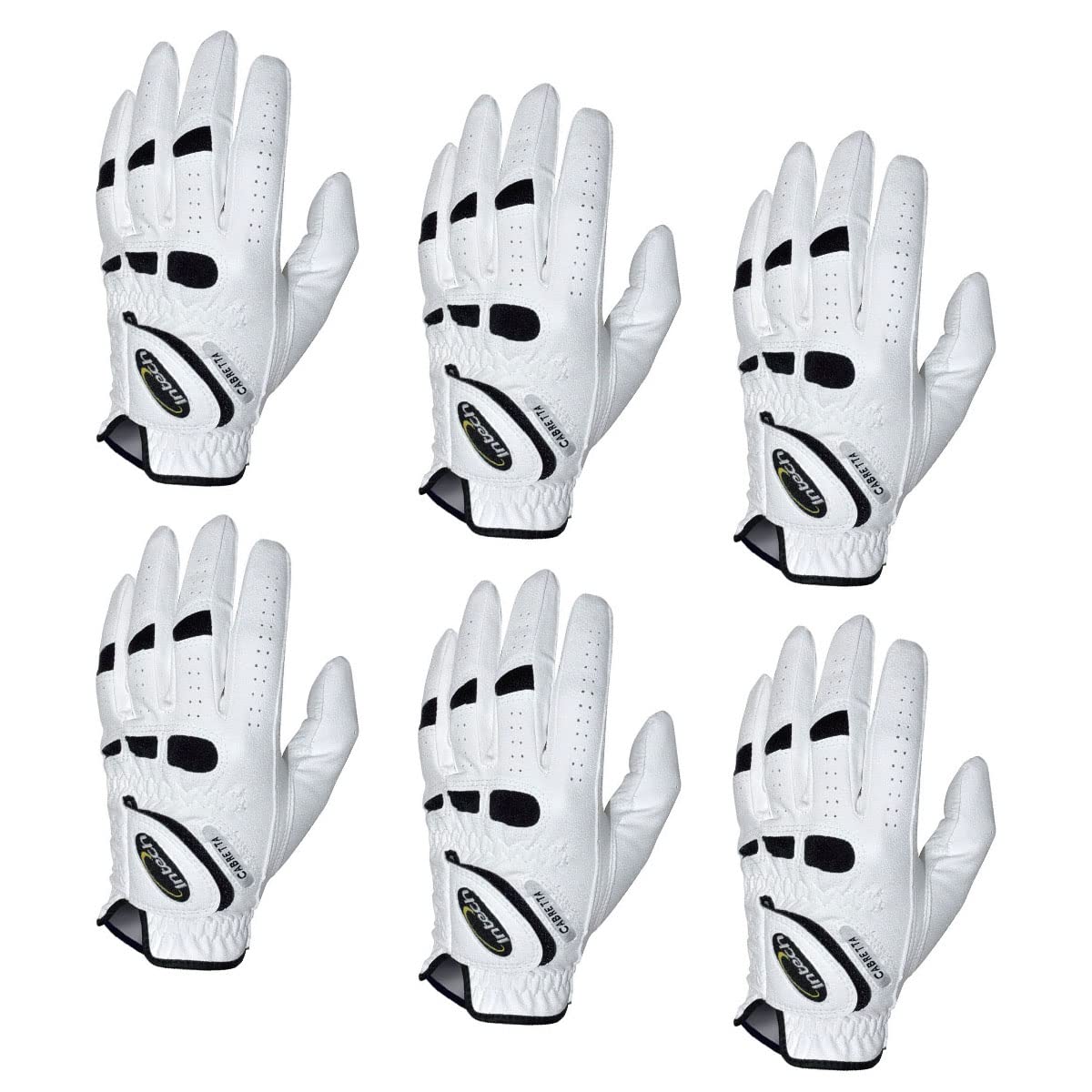 Intech Six-Pack Cabretta Leather Men's Golf Glove
