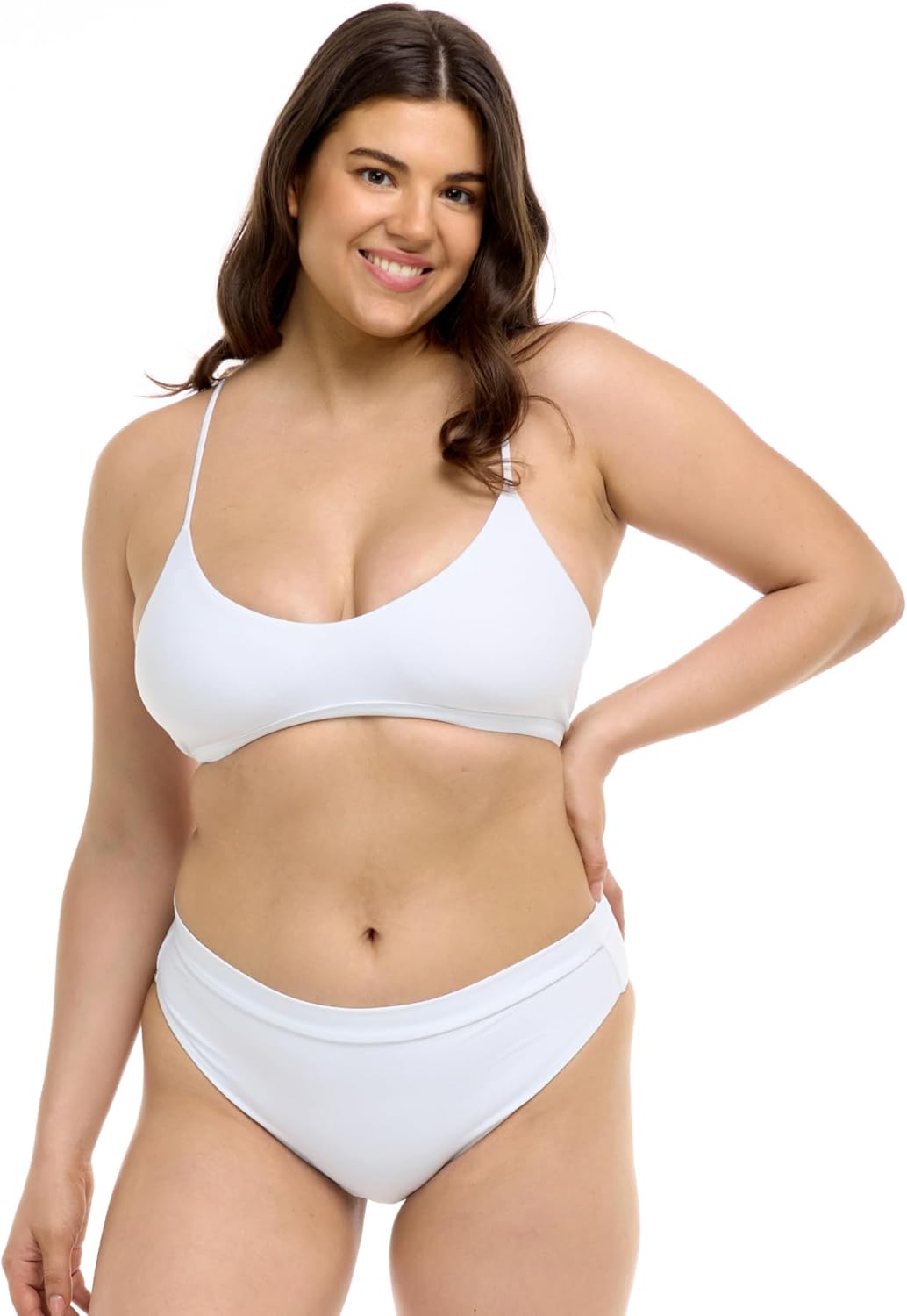 Body Glove Smoothies Marlee High Waist Solid Bikini Bottom Swimsuit - Image 2