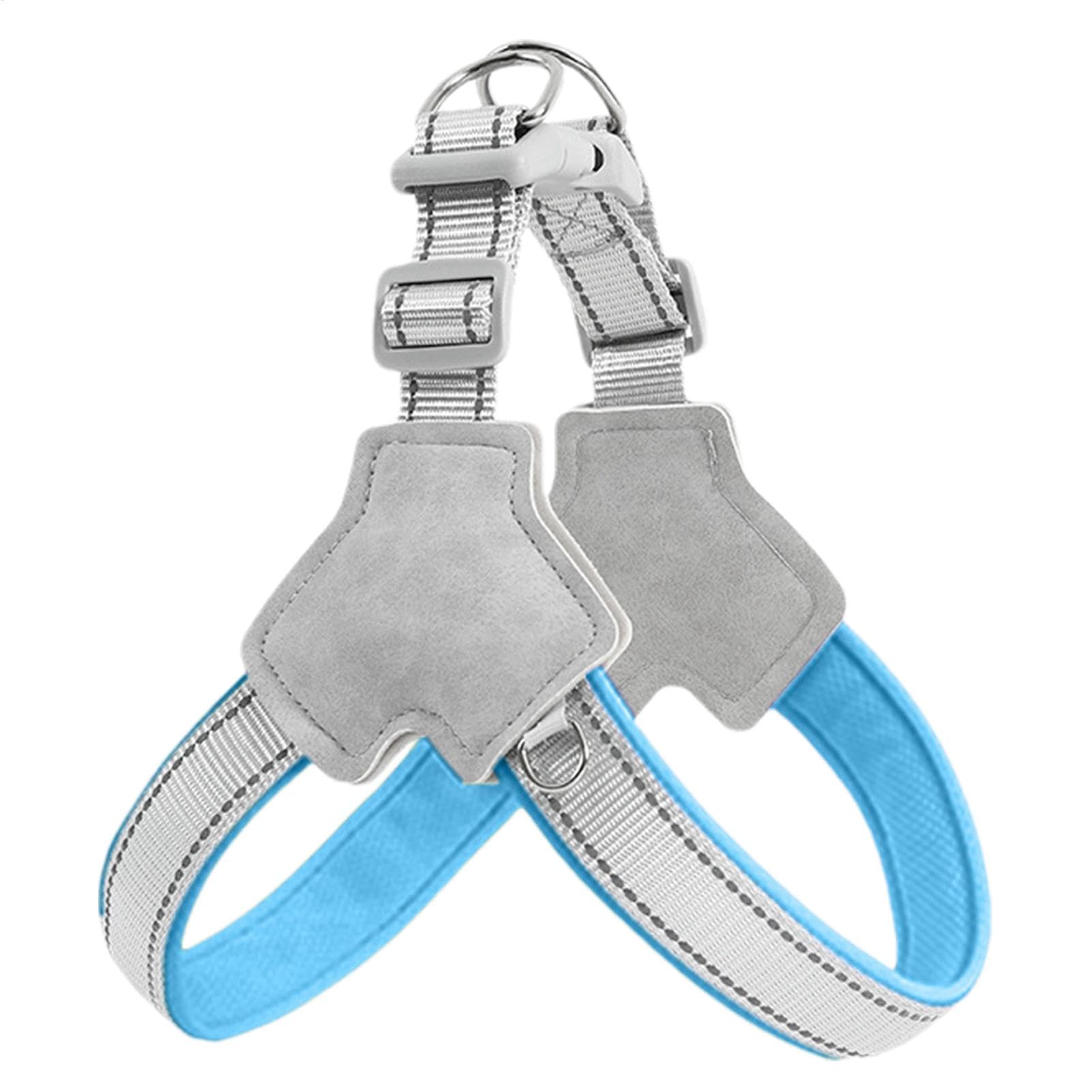 Imbracatura riflettente per animali domestici gilet per passeggiate per cani - Imbracatura per cani in Y senza di clip anteriore riflettente - Accessori per l'allenamento a piedi per cuccioli