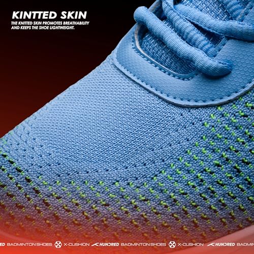 Image of Hundred Blade Lite Badminton Shoes (Non Marking) | Also Perfect for Squash, Table Tennis, Volleyball, Basketball & Indoor Sports | Lightweight & Durable