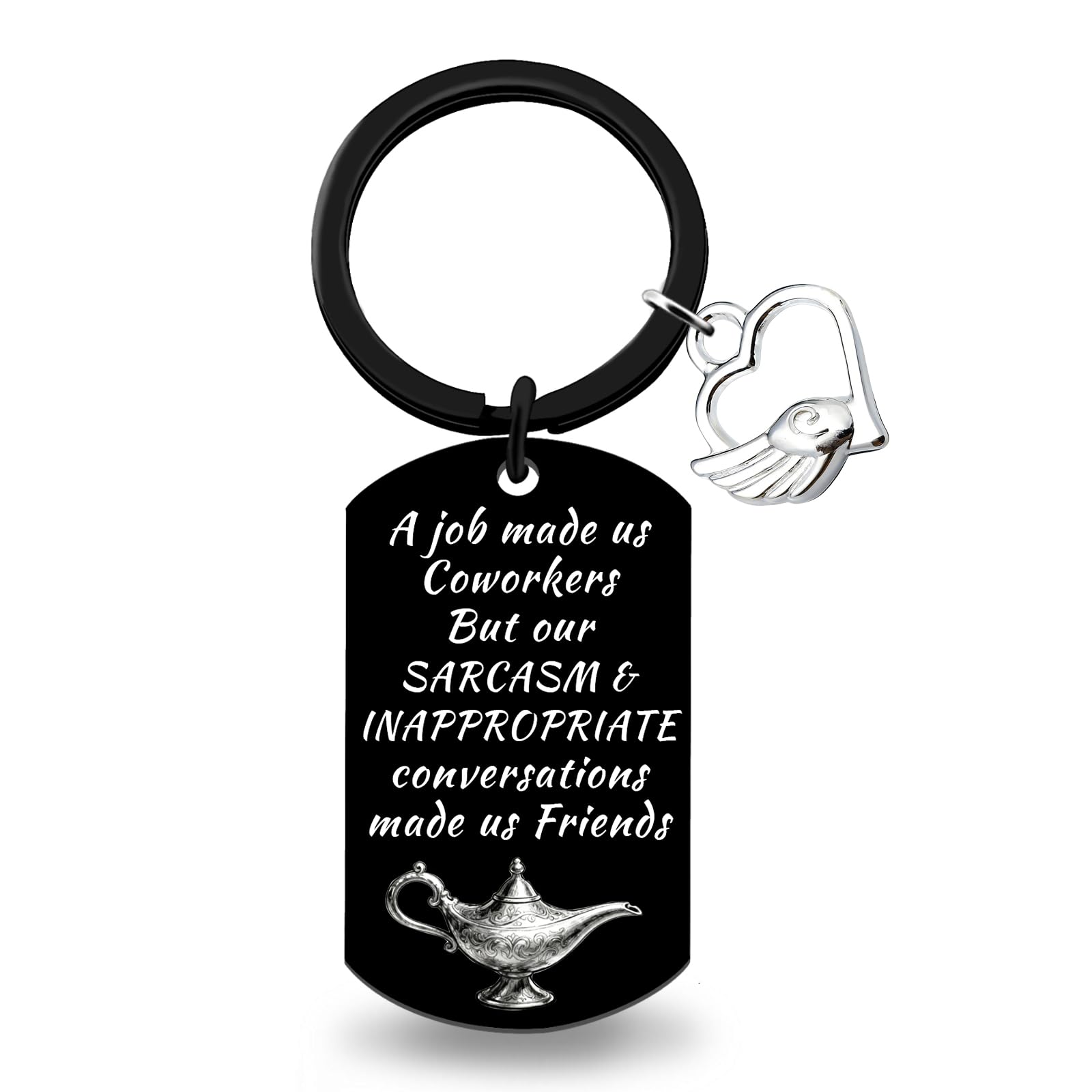 Quluvaeri Women's Black Colleagues Leaving Gifts Keyring For Good Bye Farewell Parting Going Away Gifts For Coworker, Supervisor Boss Colleagues Friends Promotion Quitting Gifts, For Her Presents, Inspirational Gift