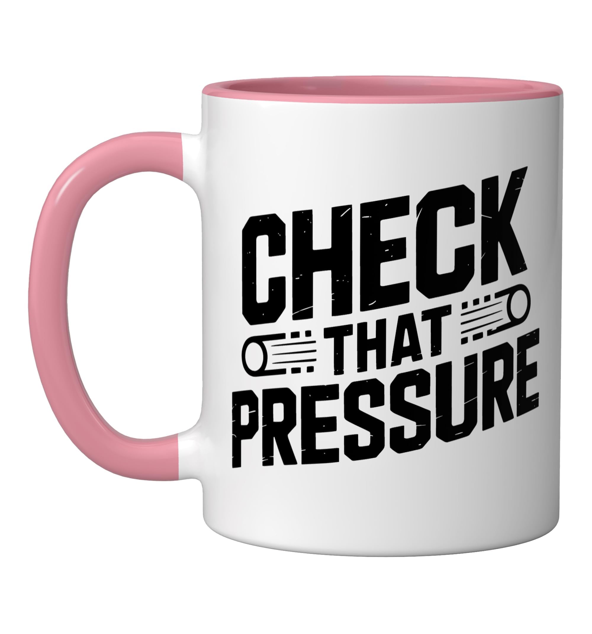 Ophthalmic Tech Who Checks Eye Pressure Tonometer Daily Iop Ceramic Mug, Pink/White, 11oz