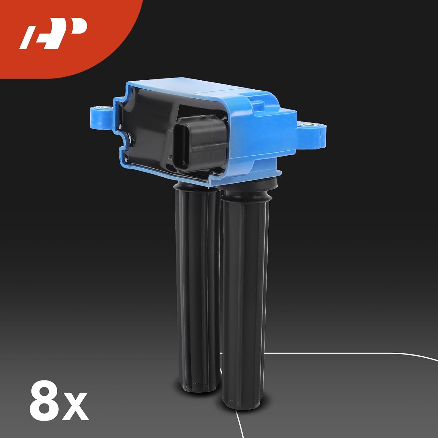 A-Premium 8x Ignition Coil Pack and 16x Iridium Spark Plugs Compatible with Ram 1500, 2500, 3500 & Jeep Grand Cherokee, Commander, Wagoneer & Dodge Charger, Durango, Challenger & Chrysler 300, Aspen