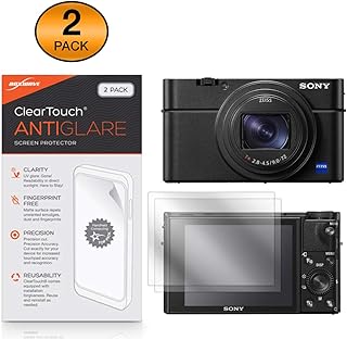 BoxWave Screen Protector Compatible With Sony DSC-RX100 VI - ClearTouch Anti-Glare (2-Pack), Anti-Fingerprint Matte Film Skin for Sony DSC-RX100 VI