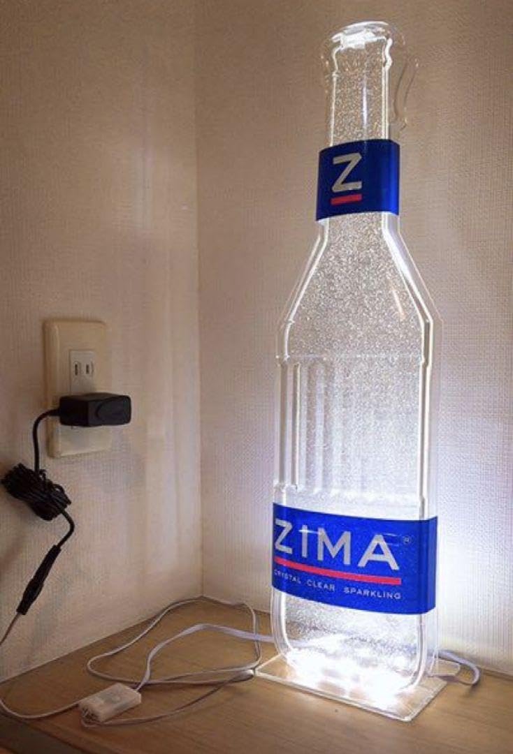ディスプレイ】 ZIMA ネオンライト 未使用 ZIMAネオン看板ディスプレイ