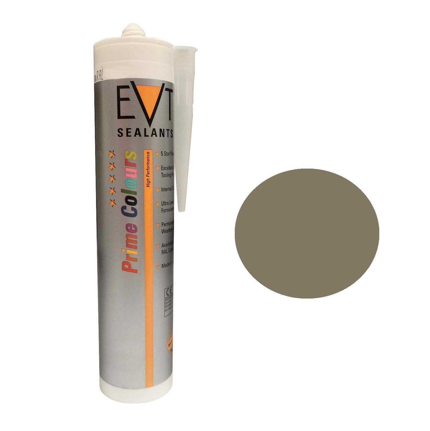 EVT Prime Colour - Silicone (RAL Coloured Silicones) (RAL 7002 Olive Grey)