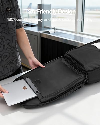 Miniatura 4 de GHERSON Travel Laptop Backpack, TSA Friendly Flight Approved Carry-on Luggage,Water-resistant Lightweight Business Rucksack，Durable Large Weekender