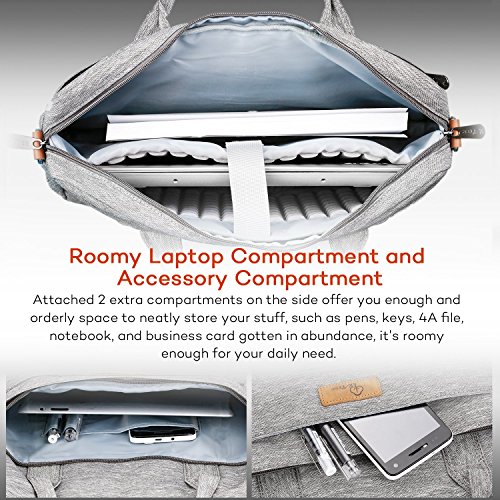 Image of E-Tree 13.3 inch Laptop Sleeve 13 to 14 inch Shockproof Computer Shoulder Bag