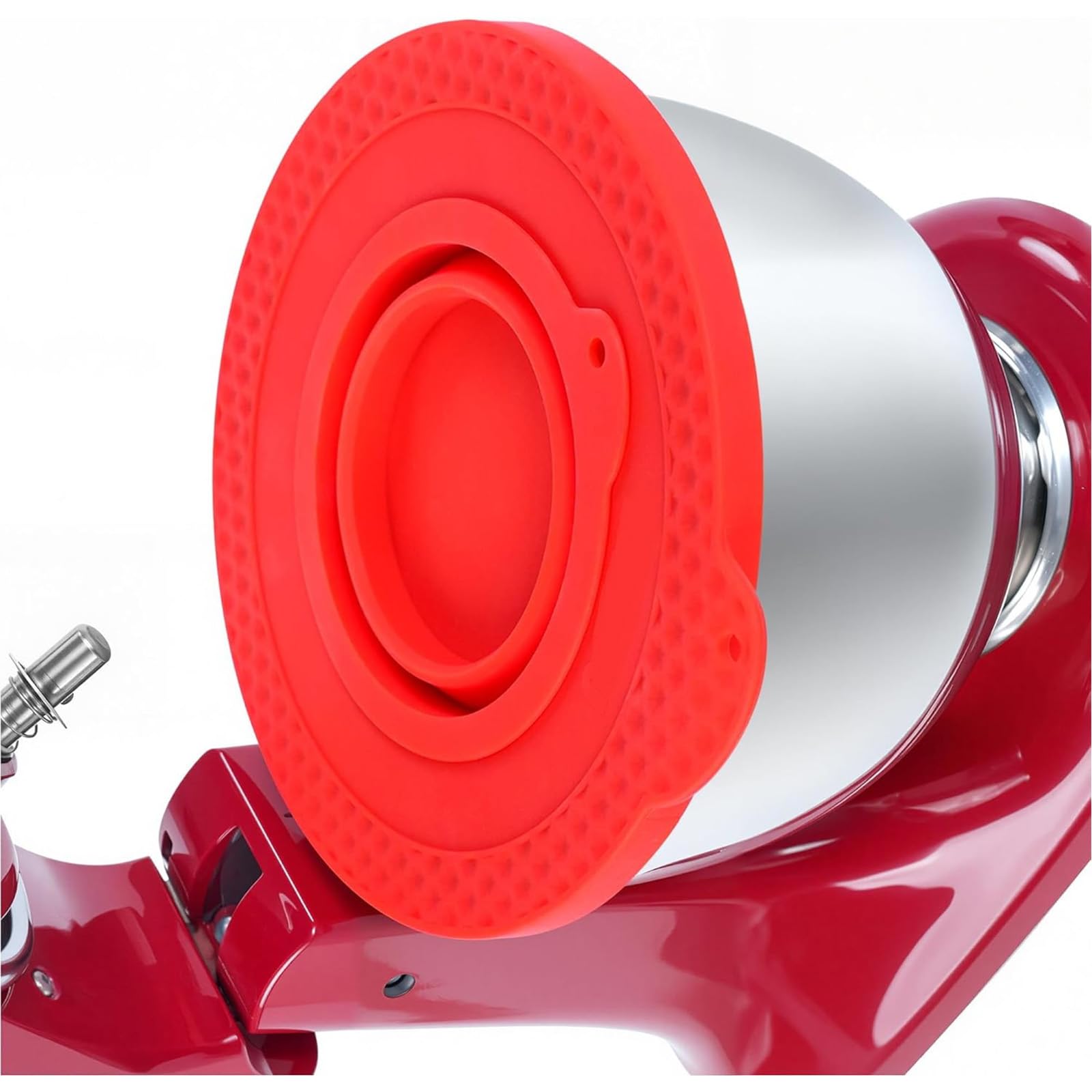 Tfaoys Red Mixer Bowl Covers Suitable For 6Qt 7Qt Models Mixers Sealed Design Protects Ingredients From Dusts During Storage Mixer Spill Proof Lid