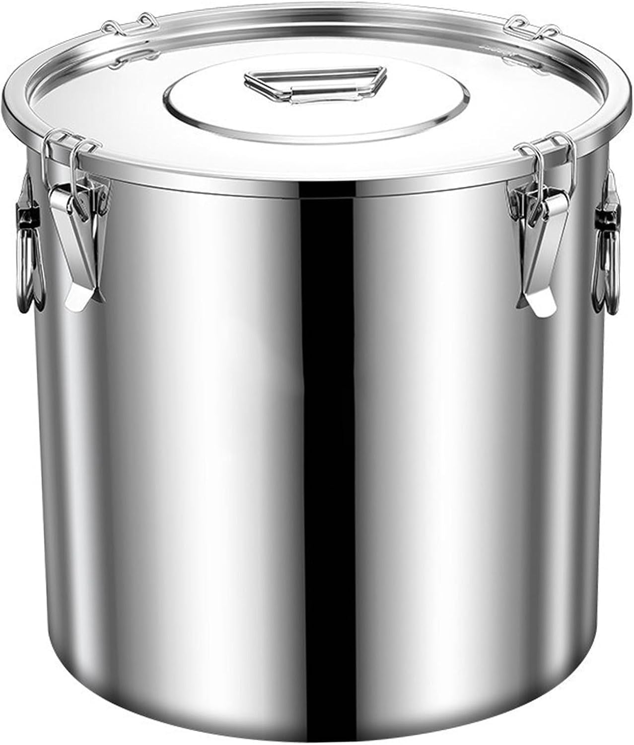304 Stainless Steel Airtight Food Storage Canister for Rice Flour Coffee
