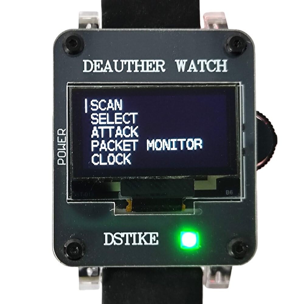 VIDOO Orologio ESP8266 WiFi Tester Batteria 500mAh Smart Watch Sviluppo Portatile 1,3 Pollici per Apprendimento Programmazione
