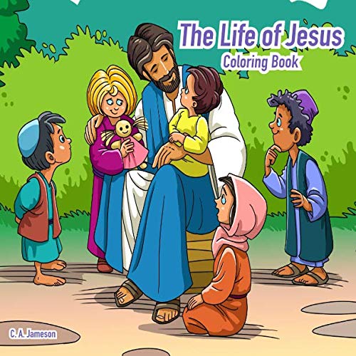 The Life of Jesus Coloring Book : Amazon.com.tr: Kitap
