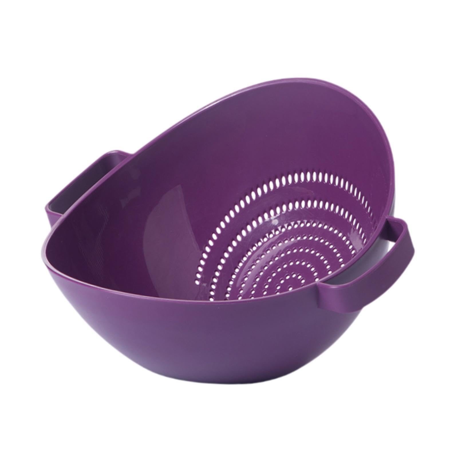 Rice Washer Strainer Bowl Fruit Strainer Basket for Fruits Professional Chef-image-47