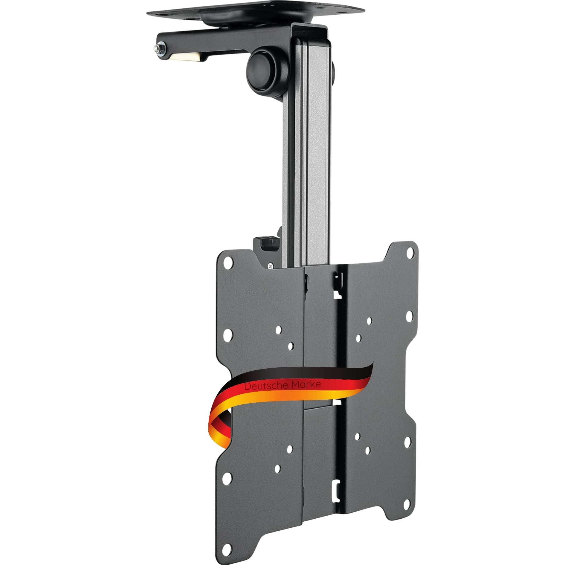 SCHWAIGER LWHD3720 513 Supporto da soffitto per TV Supporto da soffitto per display da 17-37 pollici tetto inclinato soffitto a parete pieghevole ruotabile max. 20kg