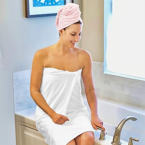 Miniatura 6 de Luxe Beauty Toalla de microfibra para el cabello, toallas de microfibra absorbentes para el cabello largo para mujeres, toallas de secado de pelo,