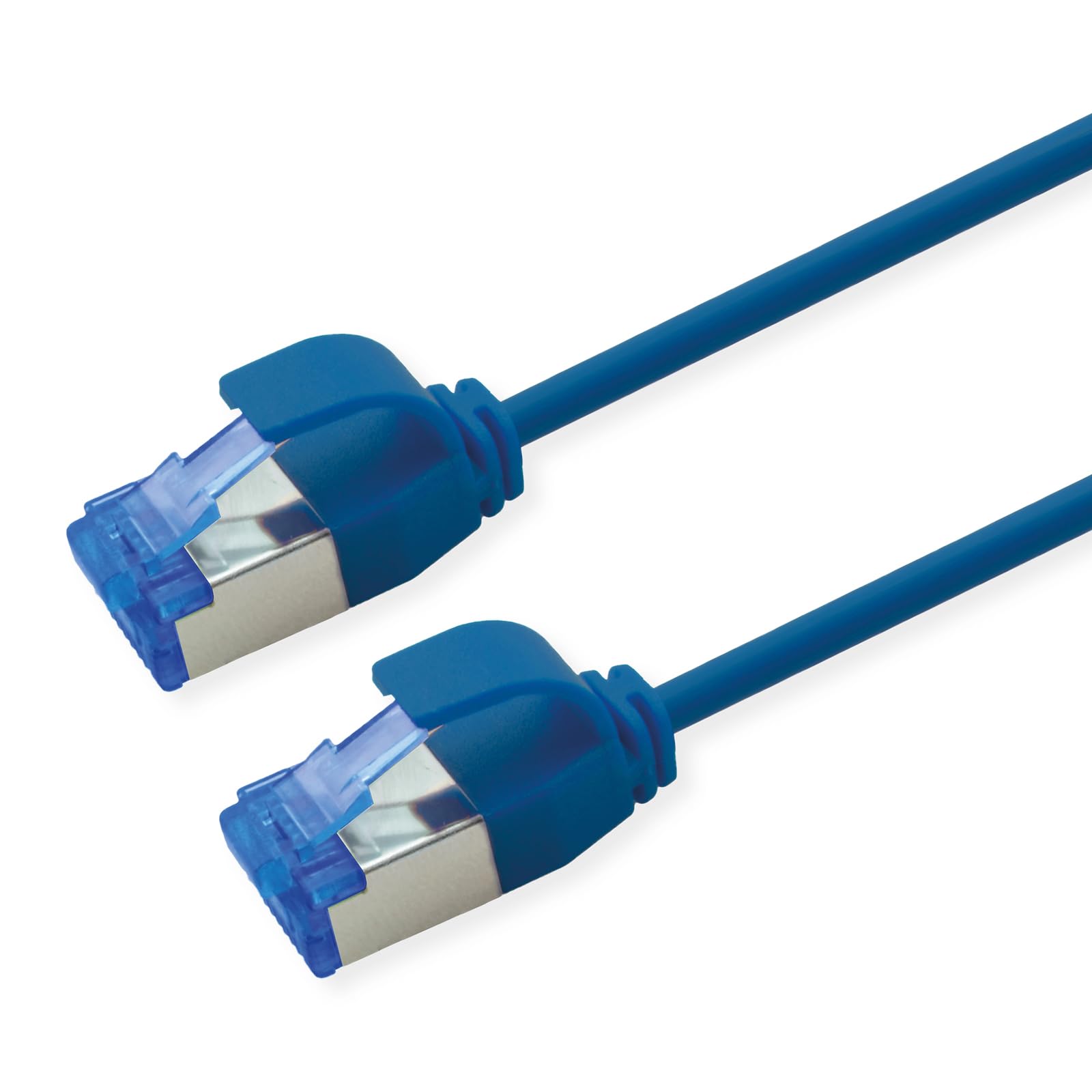 ROLINE Patch Cable Cat.6A (Class EA) S/FTP (PiMF), LSOH, PoE, Blue, 0.3 m