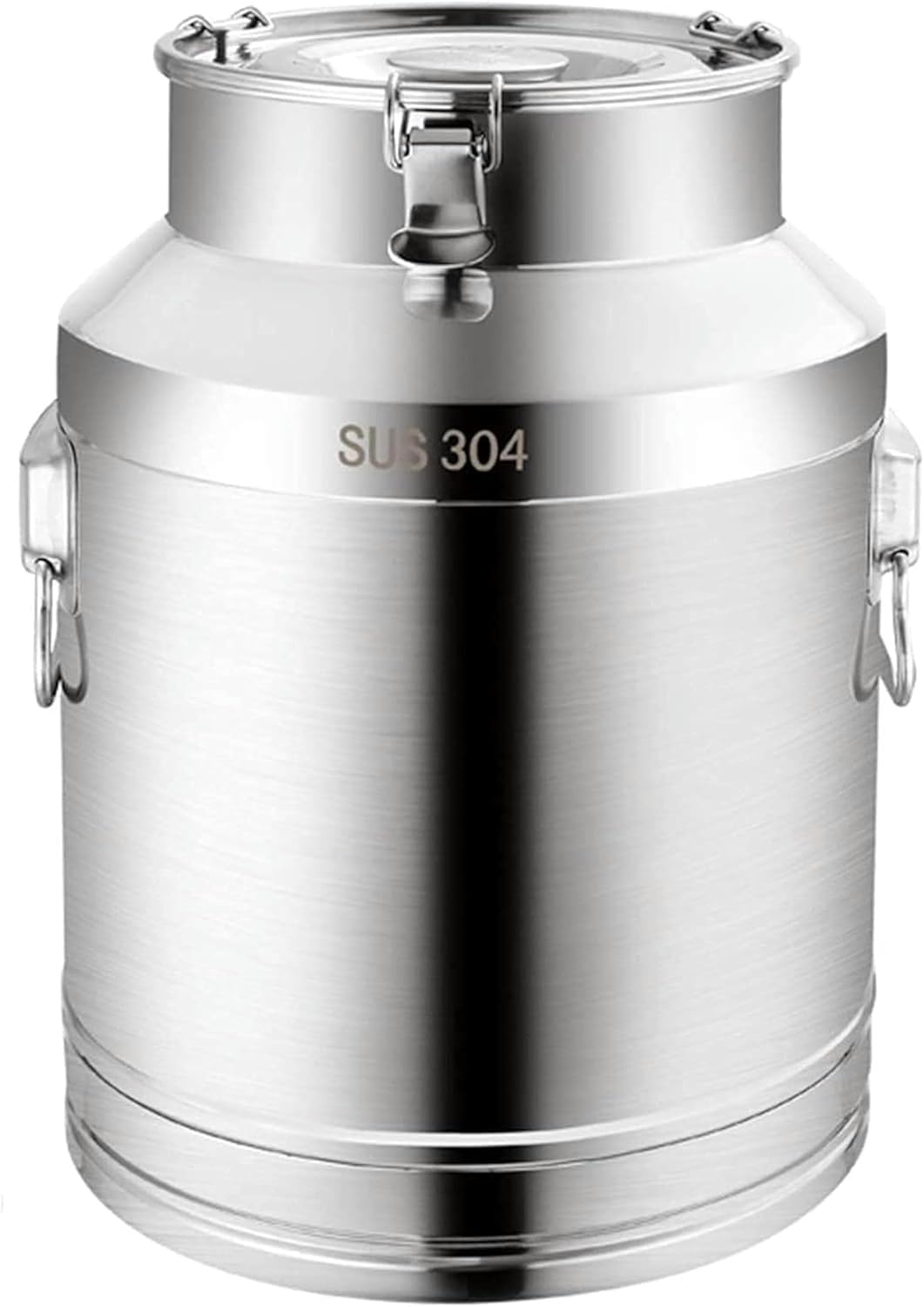 Secchio for latte in acciaio inox Fermentatore Contenitore in acciaio inox Lattina for latte for produzione Conservazione ermetica degli alimenti Secchio for fermentazione Lattina Barile sigillato Lat