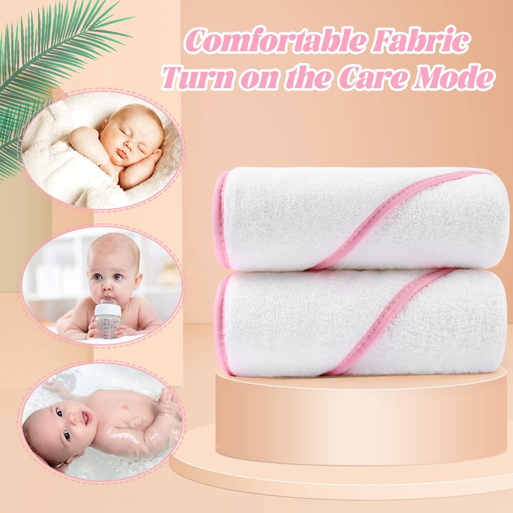 HAGOT Hooded Baby Towel, Soft Bath for Babies Towels Absorbent Soft Newborn Towels with Hood, Wash Essentials for Newborns & Toddlers - Image 4