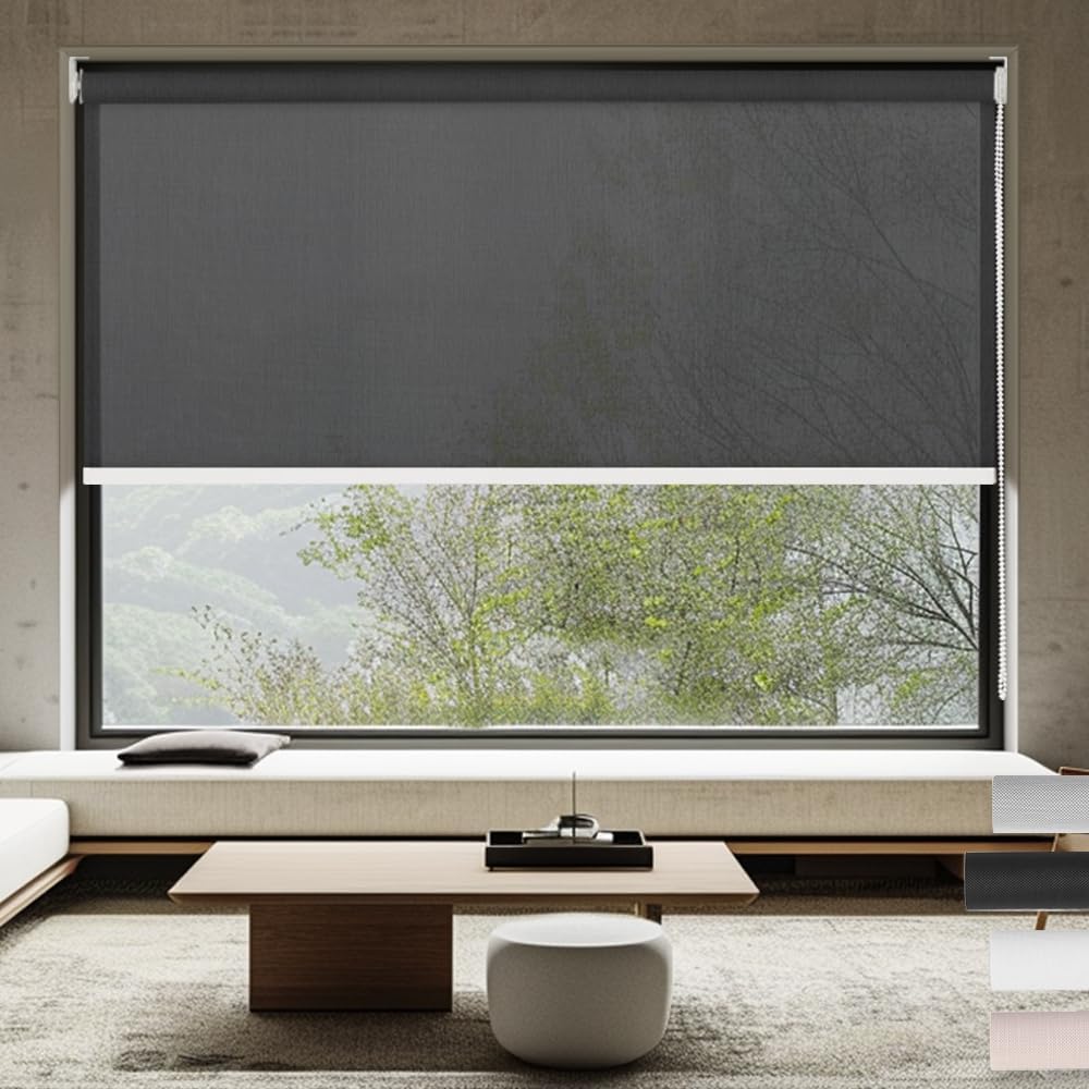 Sulugood Light Filtering Roller Shades for Windows 5