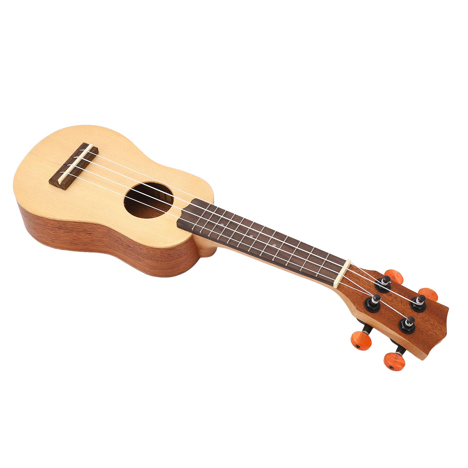 POENVFPO Soprano Ukulele 16 Pollici per Principianti, Starter Pack in Abete Rosso con Borsa da Trasporto, per Bambini e Adulti