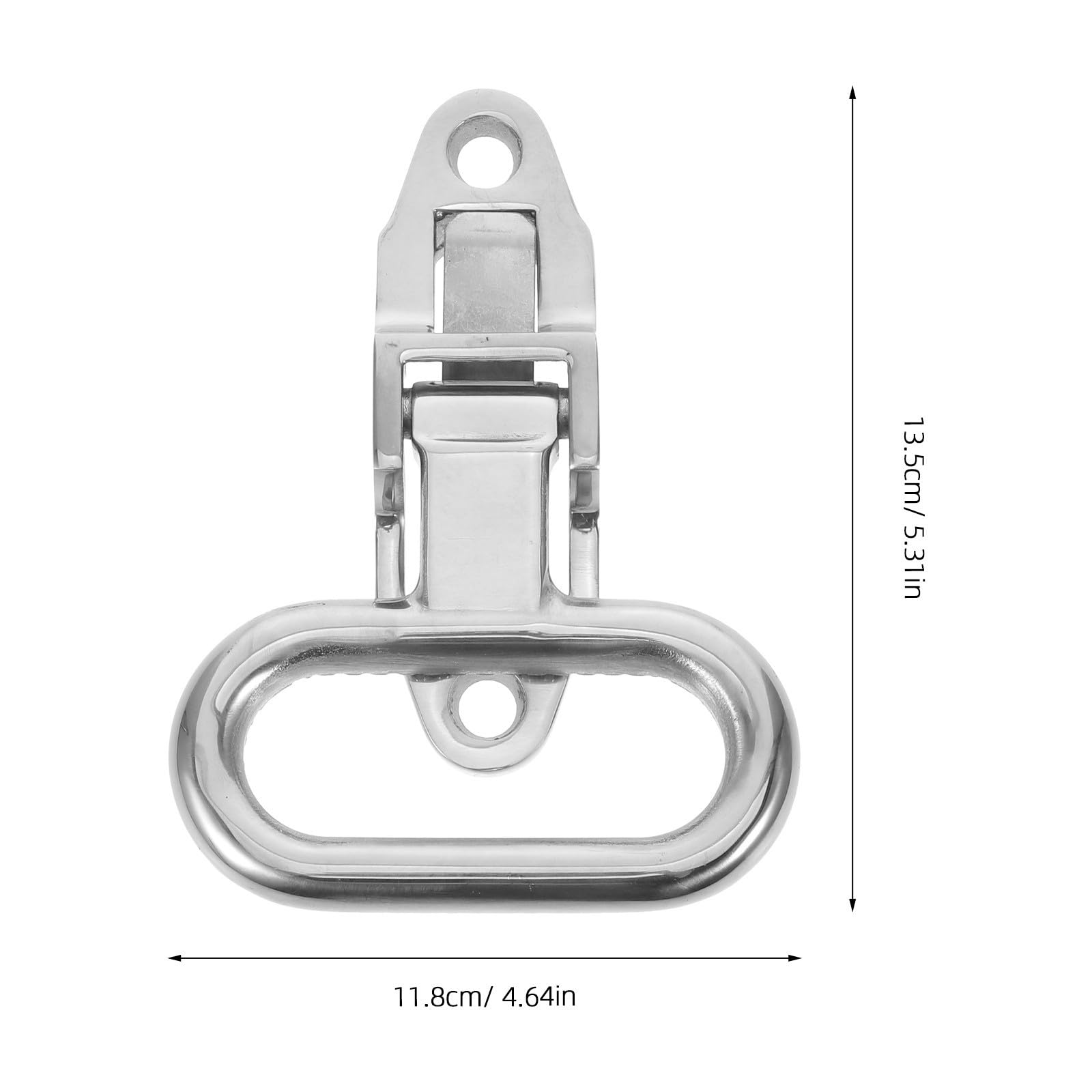 GALPADA Escalón Plegable de Acero Inoxidable Resistente y Antideslizante para Autocaravanas y Vehículos Recreativos Diseño Plegable Que Ahorra Espacio y Asa de Seguridad