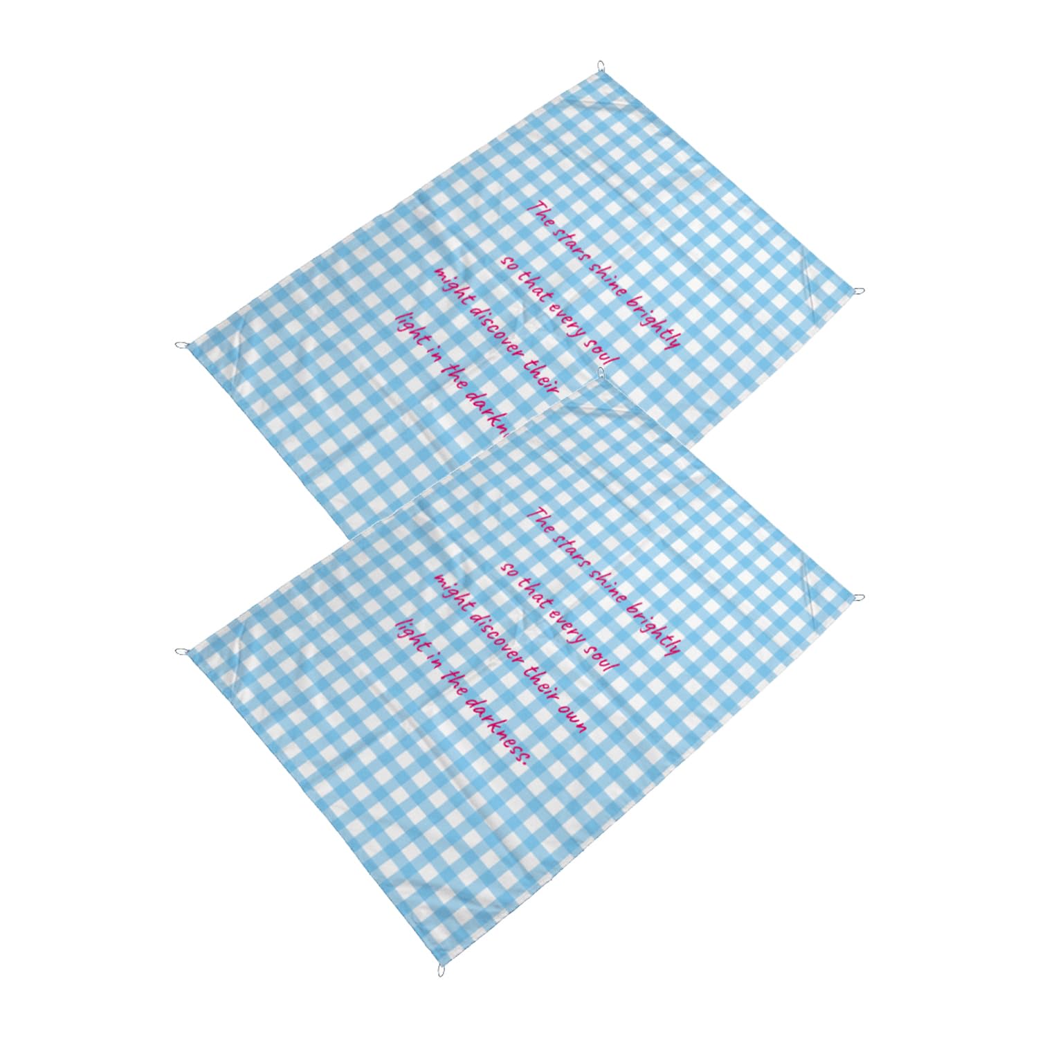 Set di 2 coperte da picnic da spiaggia, impermeabili, portatili, resistenti alla sabbia e lavabili, pieghevoli, per esterni, barbecue, viaggi, 140 x 150 cm, con manico