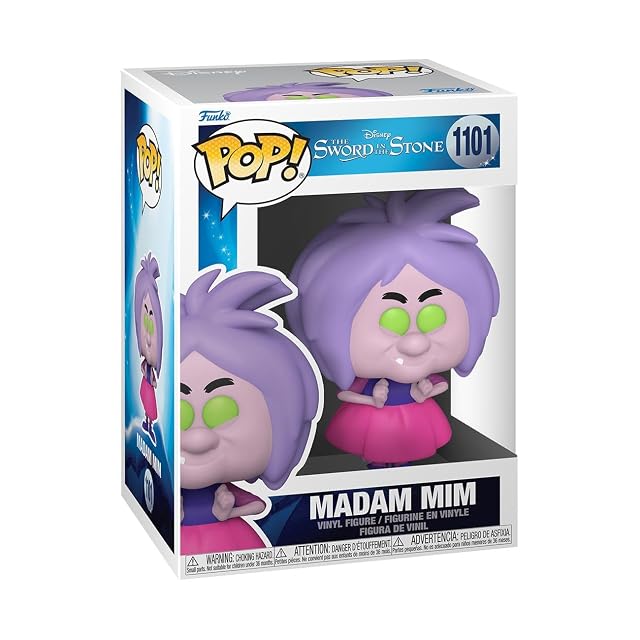 Funko Pop! Disney: Sits - Madam Mim - Sword In The Stone - Figura de Vinilo Coleccionable - Movies Fans